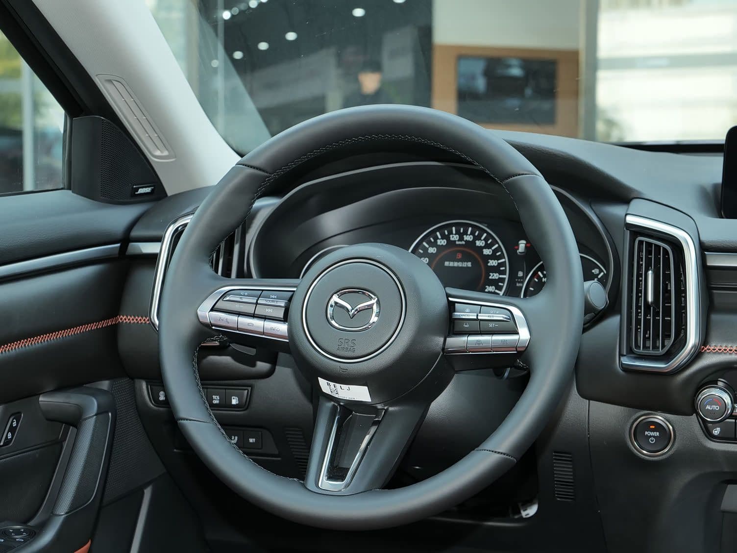 2023 Mazda CX-50 Hybrid — steering wheel and instruments